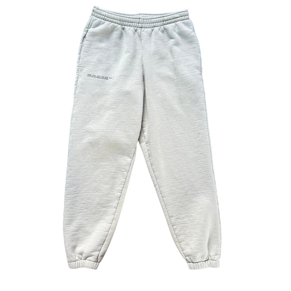 Pangaia XXS Recycled Organic Cotton Track Pants Beige Joggers